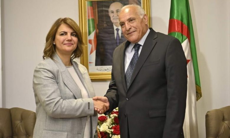 جلسة عمل تجمع وزير الخارجية أحمد عطاف بنظيرته الليبية نجلاء المنقوش - أخبار الوطن